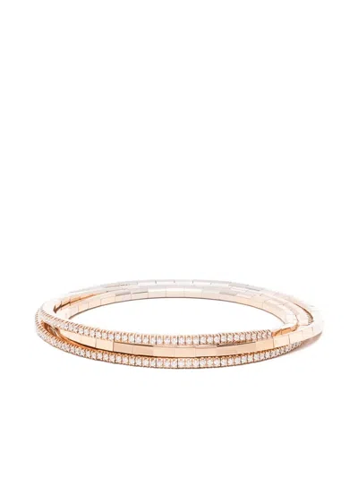 Roberto Demeglio 18k Rose Gold Diamond Bracelet In Pink