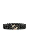 Roberto Demeglio 18k Rose Gold Link Diamond Bracelet In Black