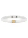 Roberto Demeglio 18k White And Yellow Gold Ceramic Pura Diamond Bracelet In Gold