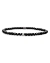 Roberto Demeglio 18k White Gold & Ceramic Stretch Bracelet With Diamonds In Black