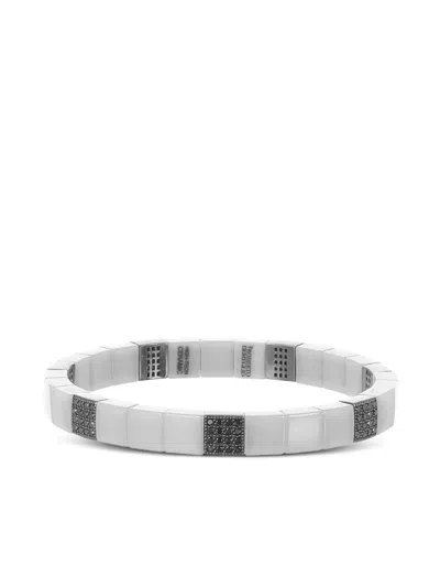 Roberto Demeglio 18k White Gold Diamond Station Bracelet In Metallic