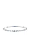 Roberto Demeglio 18k White Gold Extensible Multi Diamond Stretch Bracelet In Neutral