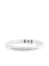 Roberto Demeglio 18k White Gold Pura Ceramic Diamond Stretch Bracelet In Metallic