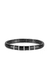 Roberto Demeglio 18k White Gold Pura Diamond Bracelet In Black