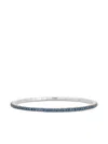 Roberto Demeglio 18k White Gold Sapphire Bracelet In Brown