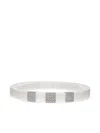 Roberto Demeglio 18k White Gold Scacco Bracelet In Silver