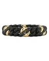 Roberto Demeglio 18k Yellow Gold Bracelet In Black/gold