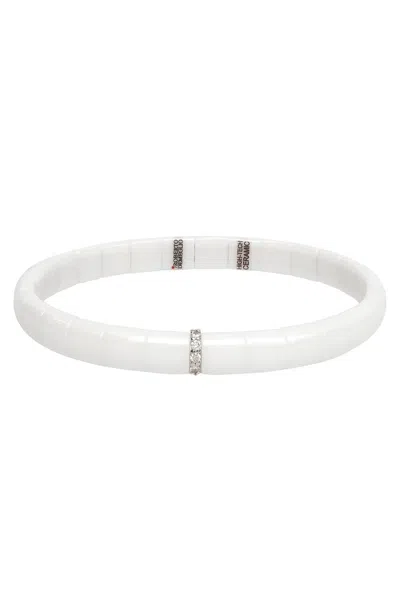 ROBERTO DEMEGLIO 18K YELLOW GOLD DIAMOND STRETCH BRACELET