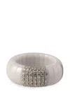 Roberto Demeglio 18kt White Gold Bar Pura Ceramic And Diamond Ring In White