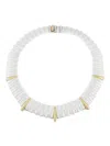 Roberto Demeglio 18kt Yellow Gold Artiglio Necklace In White