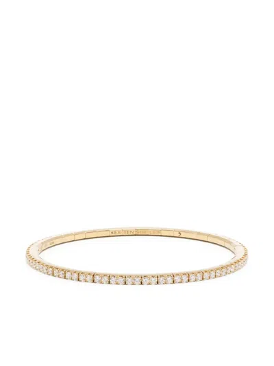 Roberto Demeglio 18kt Yellow Gold Diamond Stretchy Bangle