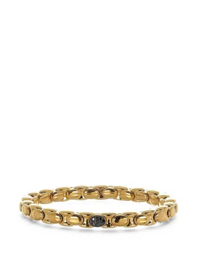 Roberto Demeglio Anaconda Black Diamond Bracelet In Metallic