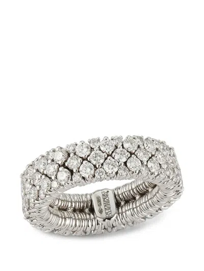 Roberto Demeglio Cashmere Diamond Ring In Silver