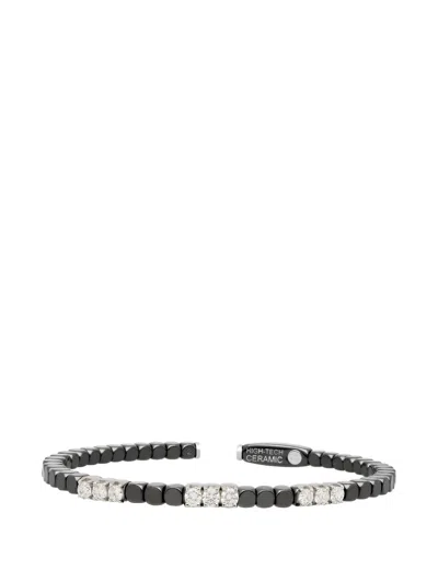 Roberto Demeglio Dado Diamond-embelishment Bracelet In Black
