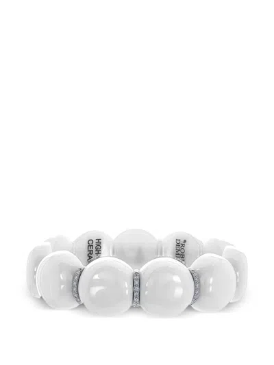 Roberto Demeglio Dama Diamond-embellishment Bracelet In White