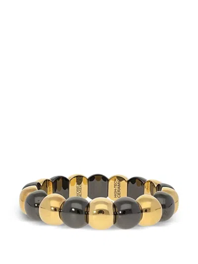 Roberto Demeglio Diamond Black Dama Circle Bracelet In Gray