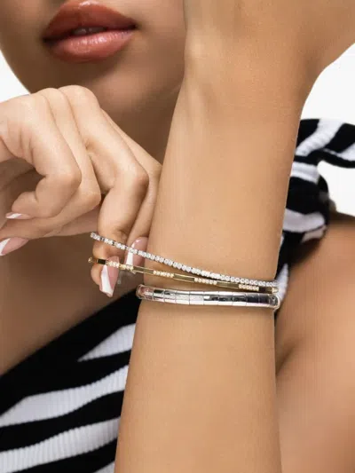 Roberto Demeglio Diamond Extensible Tennis Bracelet In Metallic