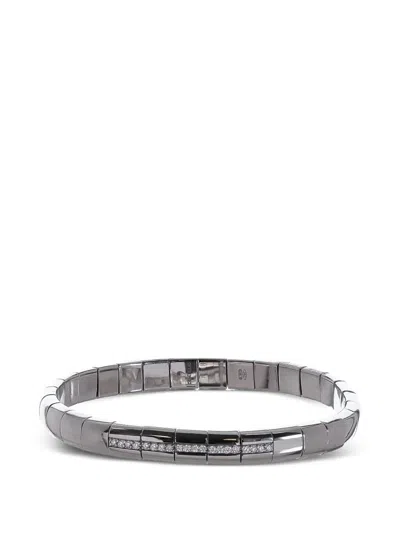 Roberto Demeglio Diamond Stretch Bracelet In Silver