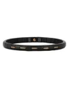 Roberto Demeglio Men's 18k Rose Gold & Black Ceramic Uomo Champagne Diamond Stretch Bracelet In Black/rose Gold