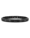 Roberto Demeglio Men's 18k White Gold & Black Ceramic Uomo Black Diamond Pura Bracelet In Black