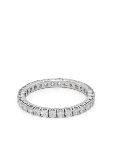 Roberto Demeglio Palladium Ring Mit Diamanten In Silber