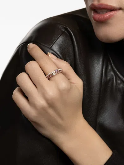 Roberto Demeglio Pink Sapphire Diamond Extensible Ring In Gold