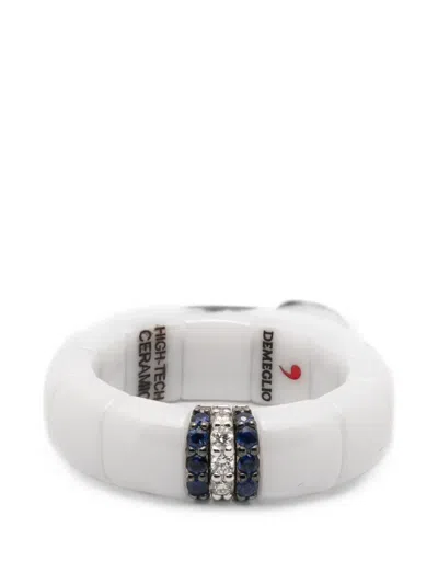 Roberto Demeglio Pura Sapphire And Diamond Ring In White