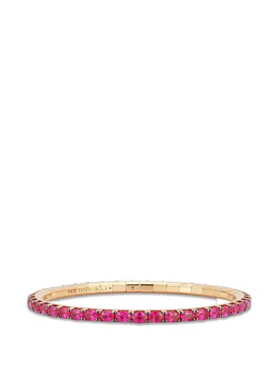 Roberto Demeglio Ruby Oval Tennis Bracelet In Gold