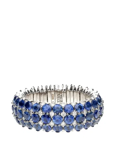 Roberto Demeglio Sapphire And Diamond Ring In Blue
