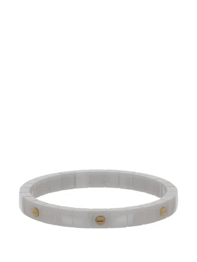 Roberto Demeglio Scacco Vite Screw Bracelet In Gray