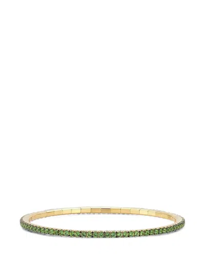 Roberto Demeglio Tsavorite Stretch Tennis Bracelet In Green