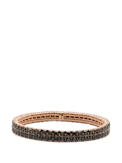Roberto Demeglio Two-row Diamond Bracelet In Pink