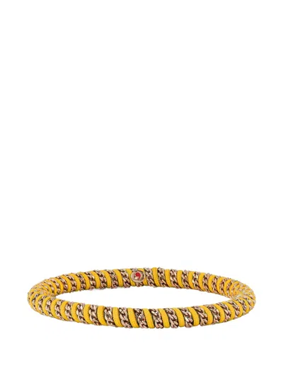 Roberto Demeglio Yellow Gold Stretch Bracelet