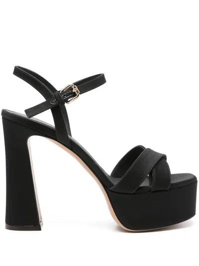 Roberto Festa 125mm Satin Sandals In Black