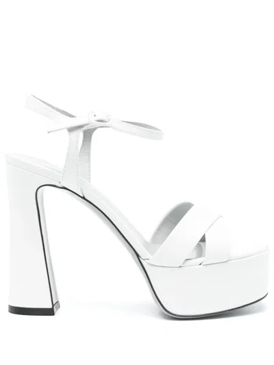 Roberto Festa Stella Sandals In White Leather