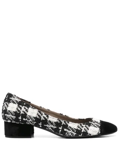 Roberto Festa 35mm Tweed Pumps In Black