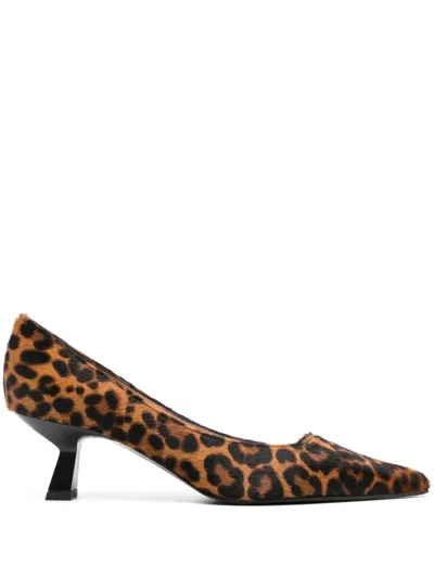 Roberto Festa Wara Pumps In Animalier Suede In Animal Print