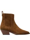 Roberto Festa 40mm Aurea Pull-tab Ankle Boots In Brown