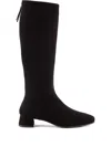 Roberto Festa 40mm Suede Zip-up Boots In Black