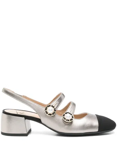 Roberto Festa 40mm Tiglio Slingback Pumps In Black