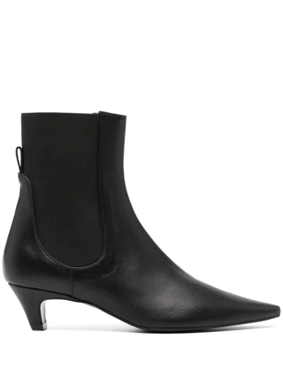 Roberto Festa 45mm Ankle Boots In Black