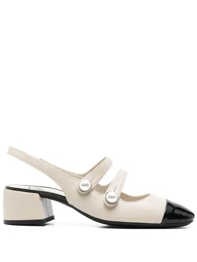 Roberto Festa 45mm Tiglio Pumps In Neutrals