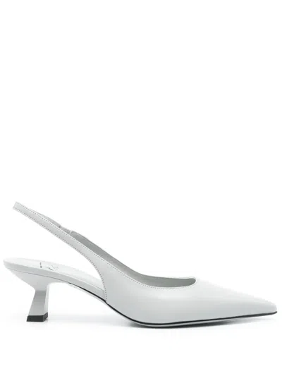 Roberto Festa 50mm Arabel Slingback Pumps In Blue