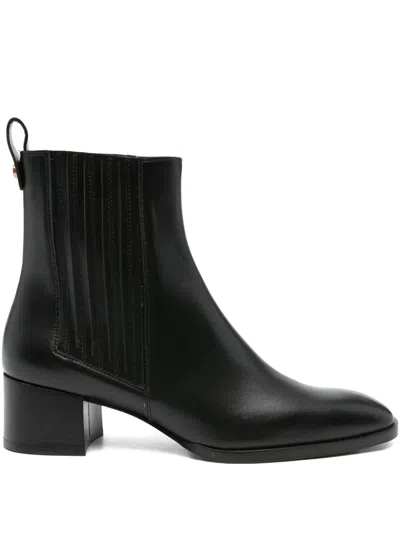 Roberto Festa 50mm Leda Block-heel Chelsea Boots In Black