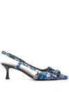 Roberto Festa 55mm Atena Pumps In Blue