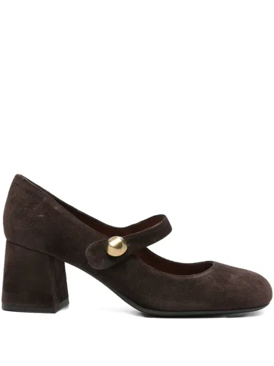 Roberto Festa 55mm Block-heel Pumps In Brown