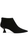 Roberto Festa Esta High Heels Ankle Boots In Black Suede In Black