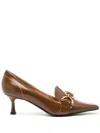 Roberto Festa Kesy 60mm Leather Pump In Braun