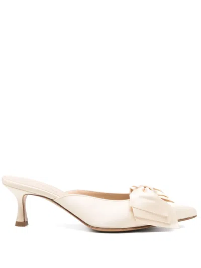 Roberto Festa 60mm Solis Mules In Neutrals
