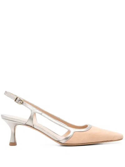 Roberto Festa 60mm Vernet Pumps In Neutrals